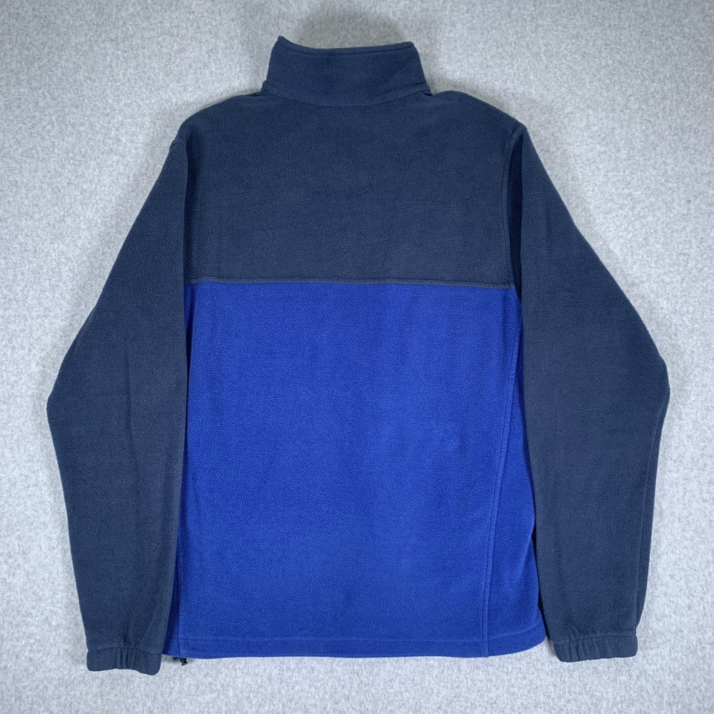 Columbia Fleece Jacket Mens Large Blue Colorblock Full Zip WM3220 Outdoor - Picture 3 of 16